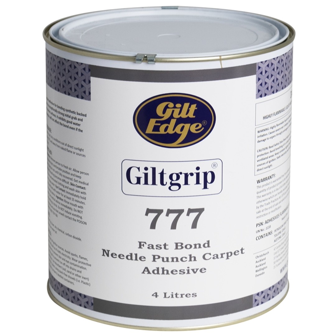 Giltgrip 777 Garage Carpet Adhesive 4L
