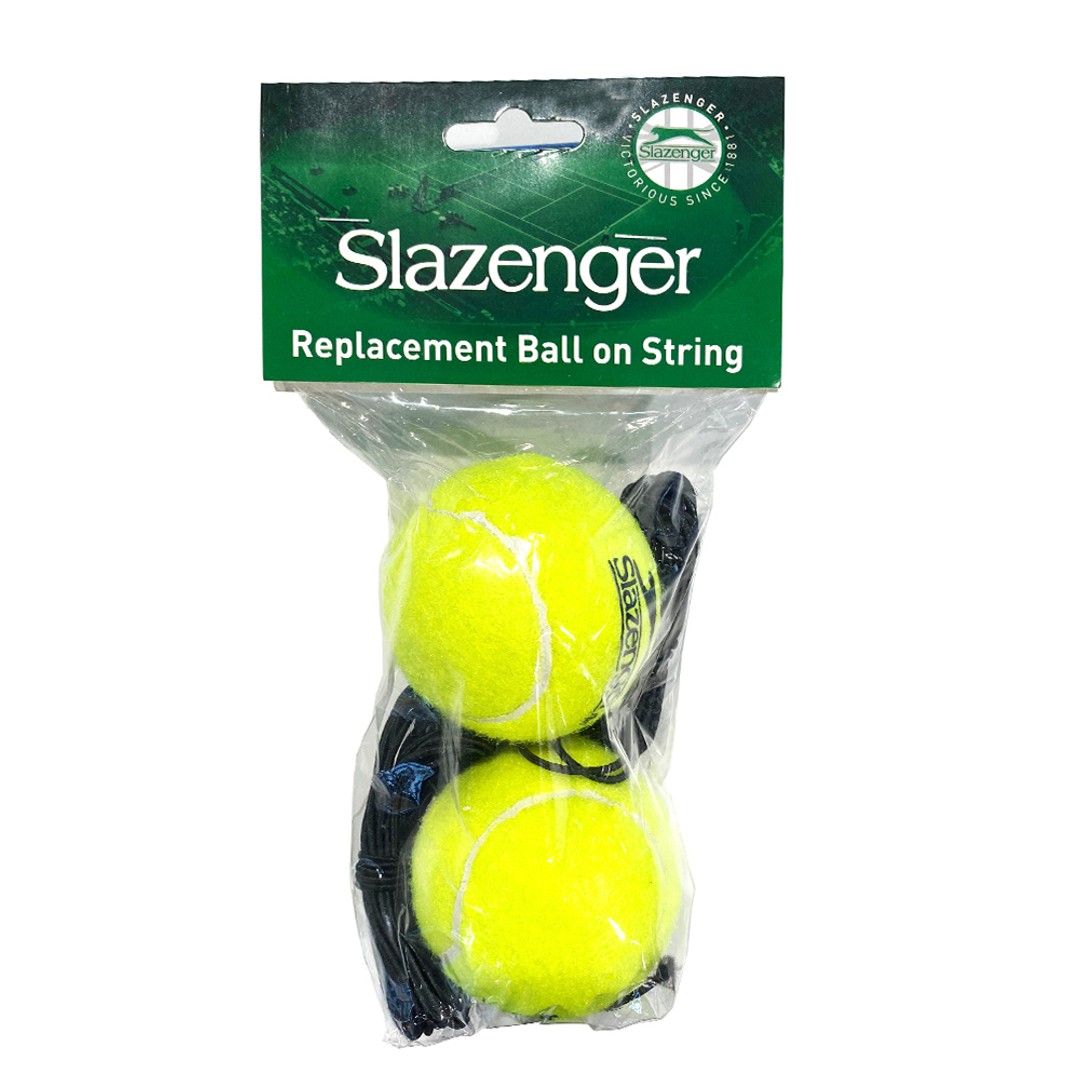 2pc Slazenger Replacement Tennis Trainer Practice Rebound Balls On 4m String