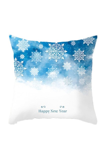 2 Pcs Christmas Polyester Peach Skin Pillowcase Cartoon Printed Sofa Hug  Pillowcase Cushion Cover 45cm x 45cm Without Pillow | HOD Health and Home  Online | TheMarket New Zealand