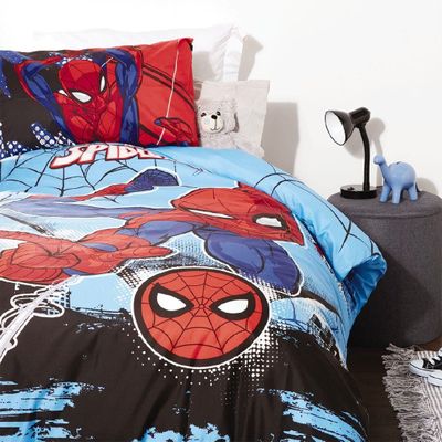 Spider Man Duvet Cover Set Wall Crawler Multi Coloured The