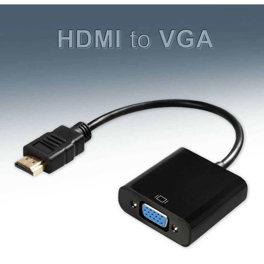 HDMI Male to VGA Female 1080p Adapter Video Cable Converter