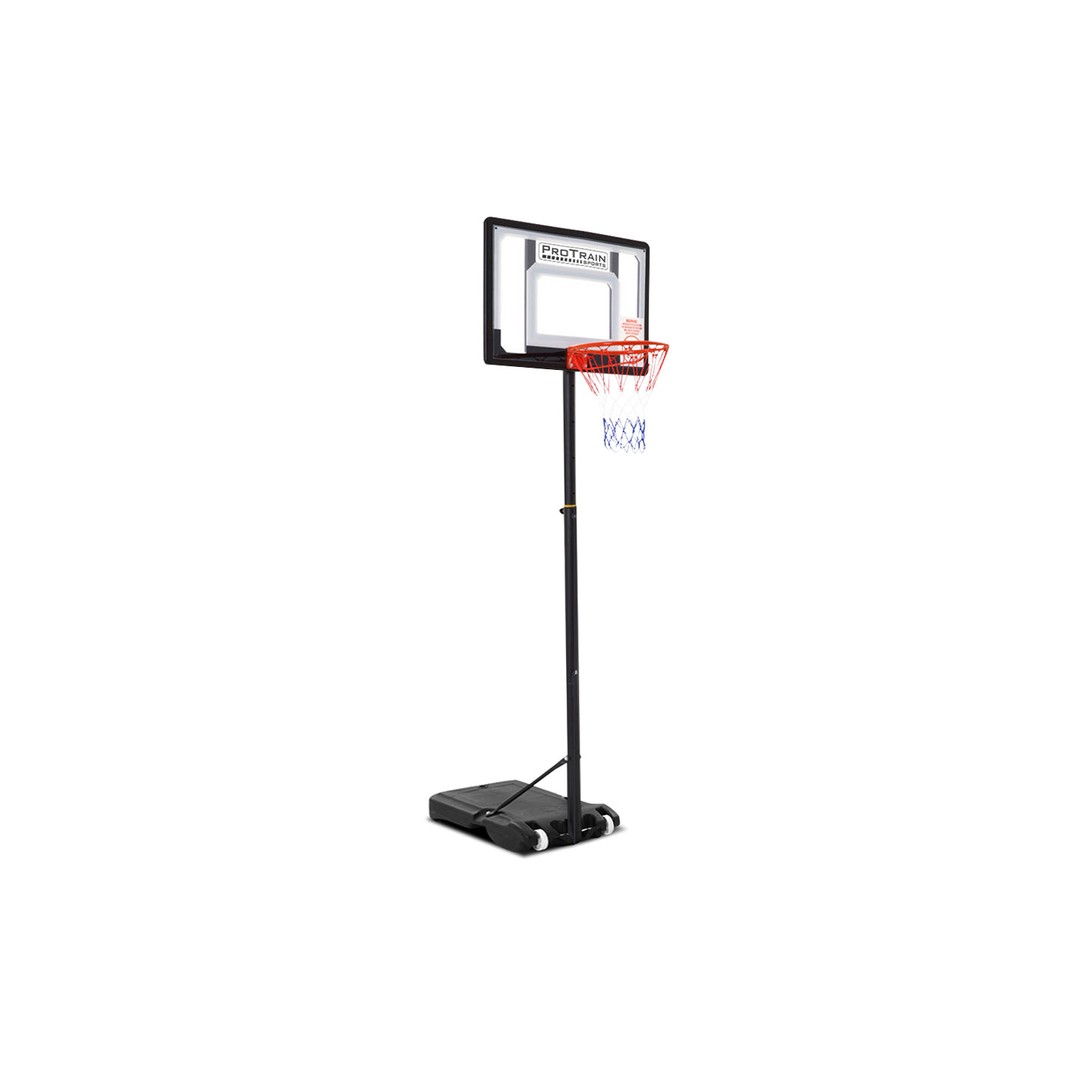 TSB Living Adjustable Portable Basketball Stand Hoop 210 Large Black
