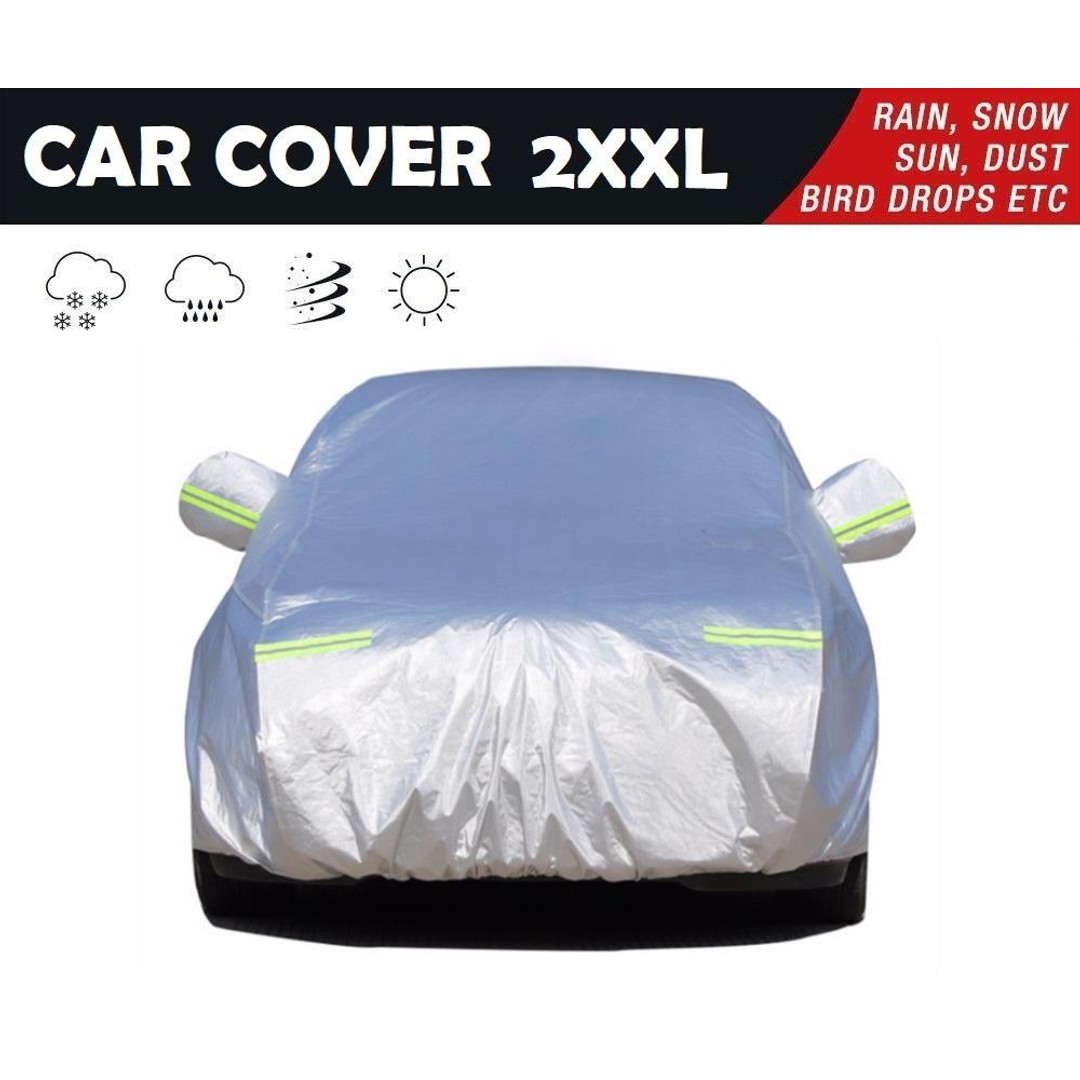 Aluminum Layer Car Cover for Hatchback 2XXL