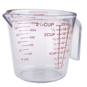 Appetito Plastic Measure Jug - 2-Cup