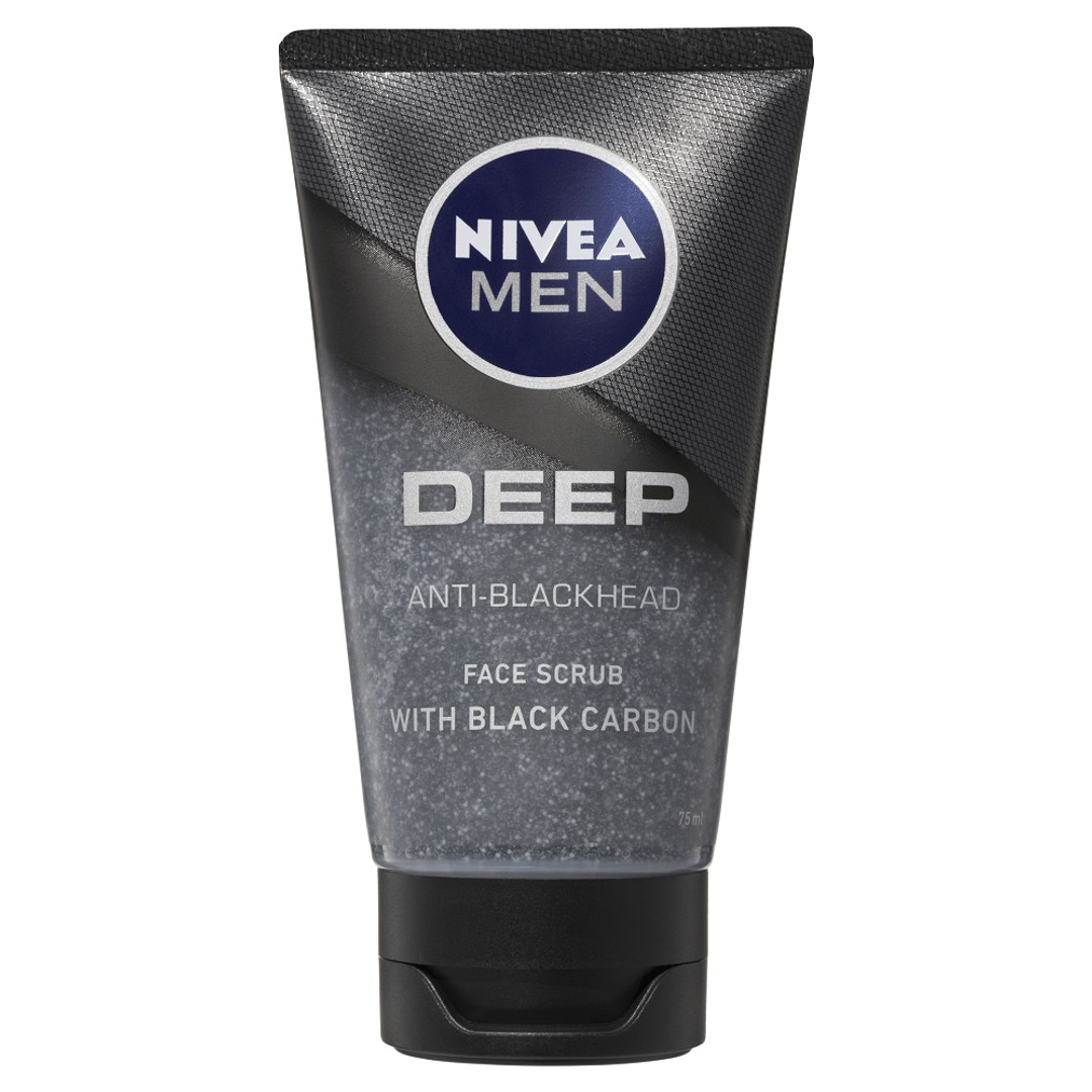 NIVEA MEN Deep Anti-Blackhead Face Scrub 75mL