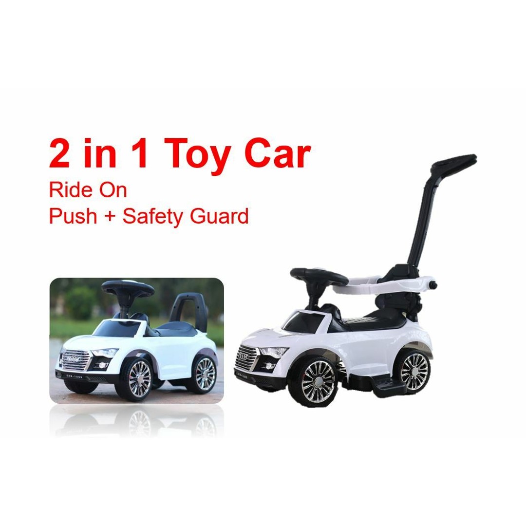 Easy Shopper WHITE Mini Car Kids Riding Toys Ride-On Car Toy Truck Toddler Push A2237