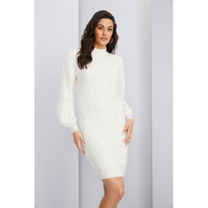 Womens Capture Long Sleeve Cable Dress