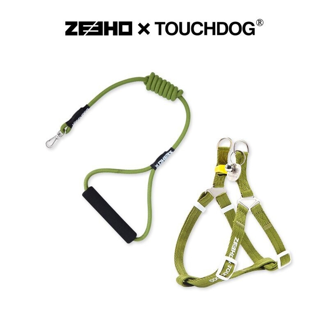 Touchdog Rock Climbing Rope Dog Harness and Leash Set