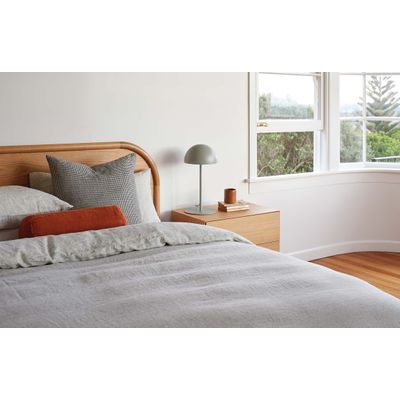 Pinstripe Linen Duvet Cover Citta Online Themarket New Zealand