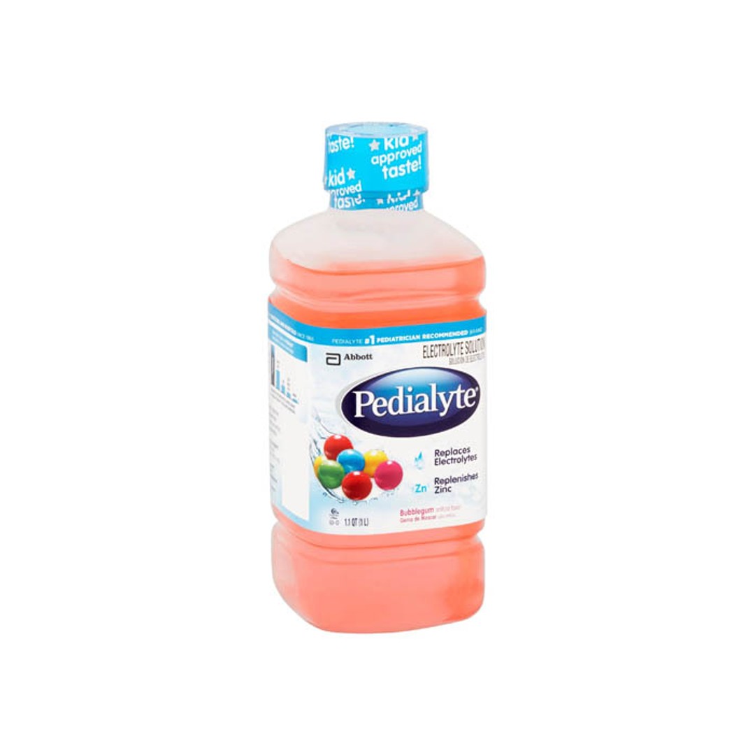 Pedialyte Rehydration Oral Solution Bubblegum 2X500ml
