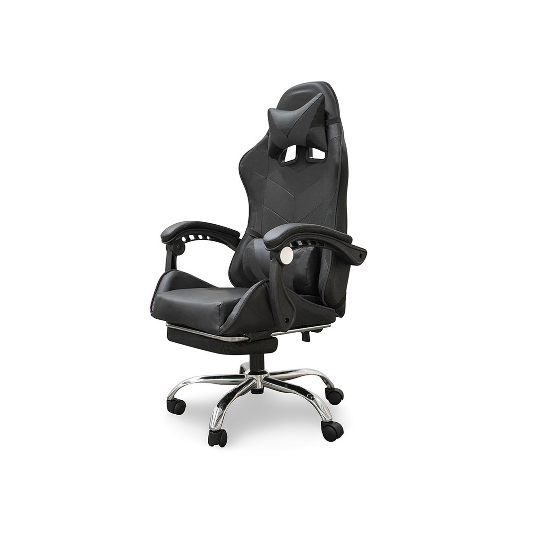 TSB Living Glen Massage Gaming Chair with Footrest