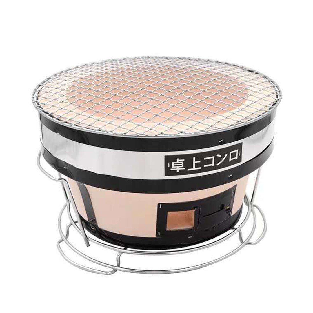 InStock Furniture and Homeware Japanese Ceramic Hibachi BBQ Table Grill Round