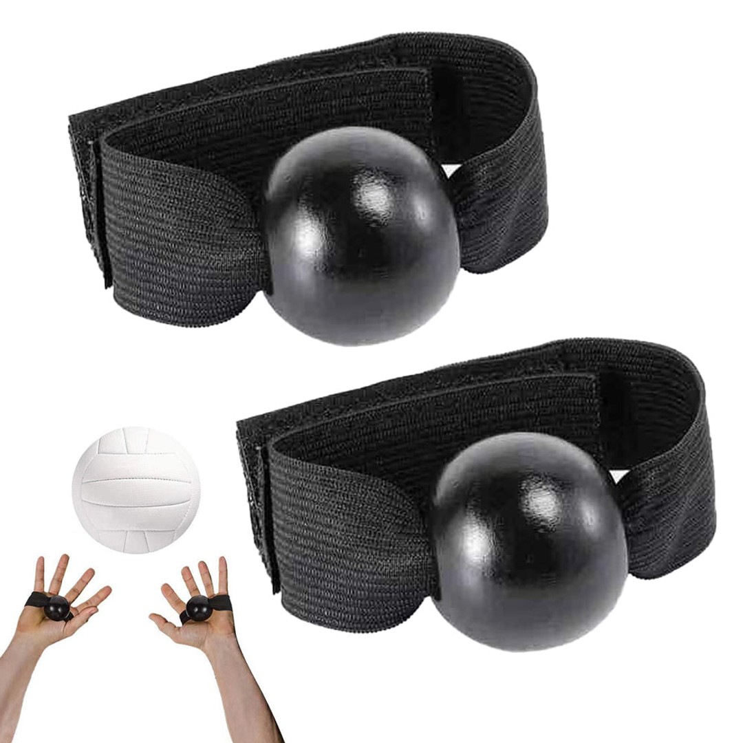 Pair of Palm-free Catching Trainer Bands for Volleyball Rugby Football