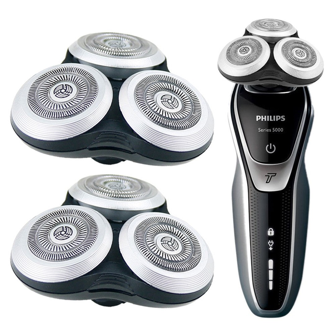 2 X 3-in-1 Non-brand Replacement Shaver Heads for Philips RQ12 Series Shavers