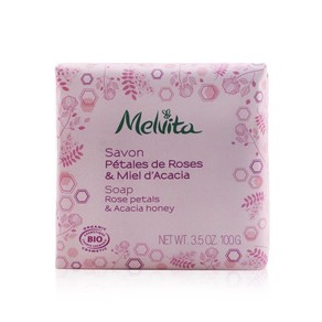 MELVITA - Rose Petals & Acacia Honey Soap