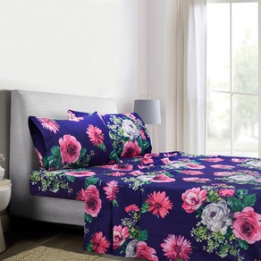 Bedding N Bath 100% Pure Cotton Cozy Winter Flannelette Sheet Sets Design - Morlen