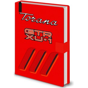Holden Torana Themed Novelty Rectangular Hard Cover School/Office Notebook