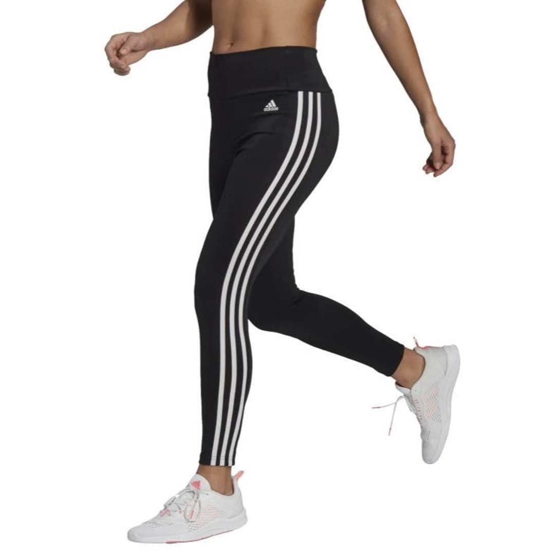 Adidas Women's 3 Stripe 7/8 Tight - Black/White
