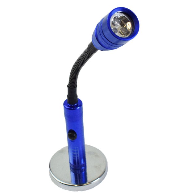 AB Tools-Toolzone 3 LED Lampe avec Base magnétique Lampe Torche Flexible 5 Bras Bendy Base Mag 