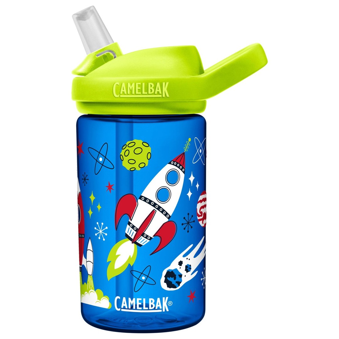 Camelbak Camelbak Eddy+ Kids Water Bottles - Retro Rockets 400ml (Tritan(TM) Renew), , hi-res