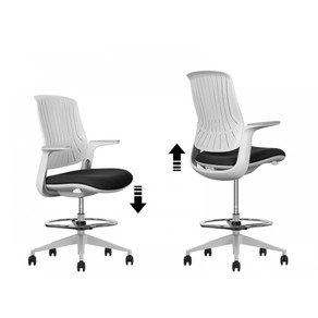 Drafting Office Chair F3 Office Stool with Highlift & Footring