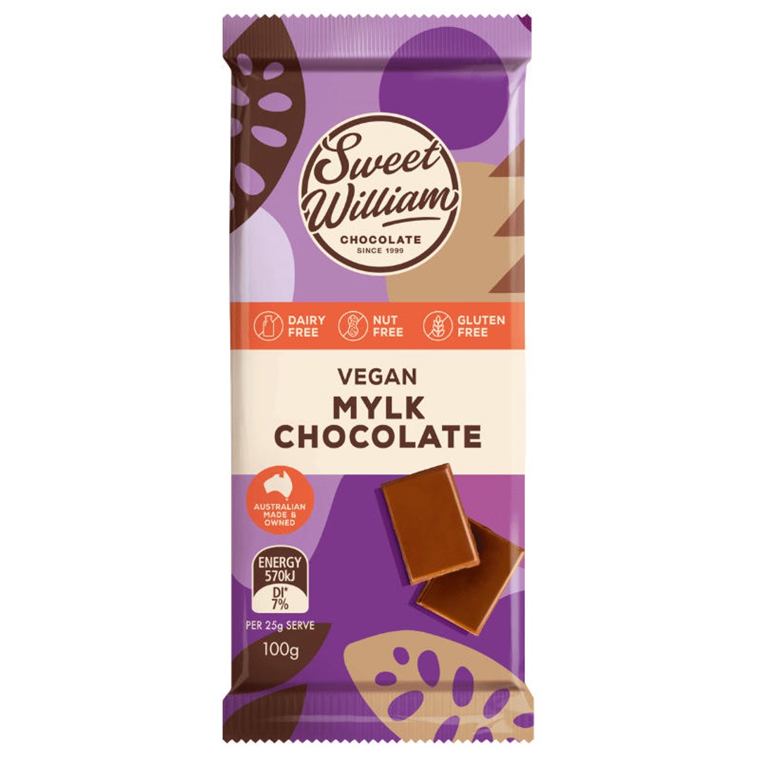 Sweet William 100g Vegan Mylk Chocolate