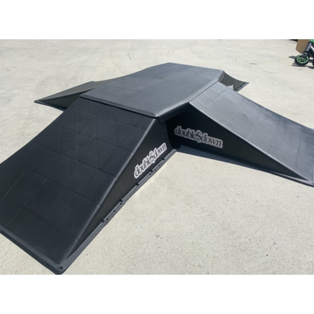 DOUBLE$DOWN 4 WAY MINI SKATE RAMP / SCOOTER