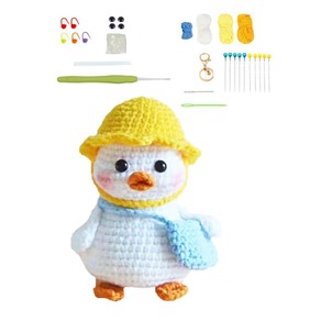 Crochet Kit for Beginners Small Duck Crochet Beginner Kit Knitting Kit Style 2