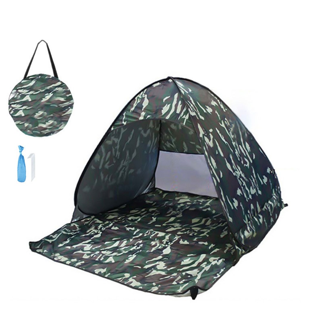 Instant Easy Pop Up Beach Tent Sun Shelter-Camo