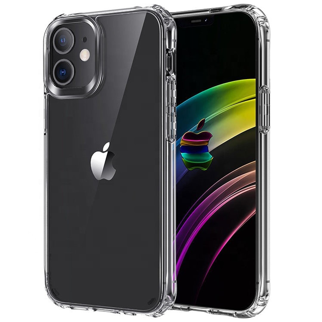 Space Shockproof Bumper Clear Case for iPhone 12/12 Pro