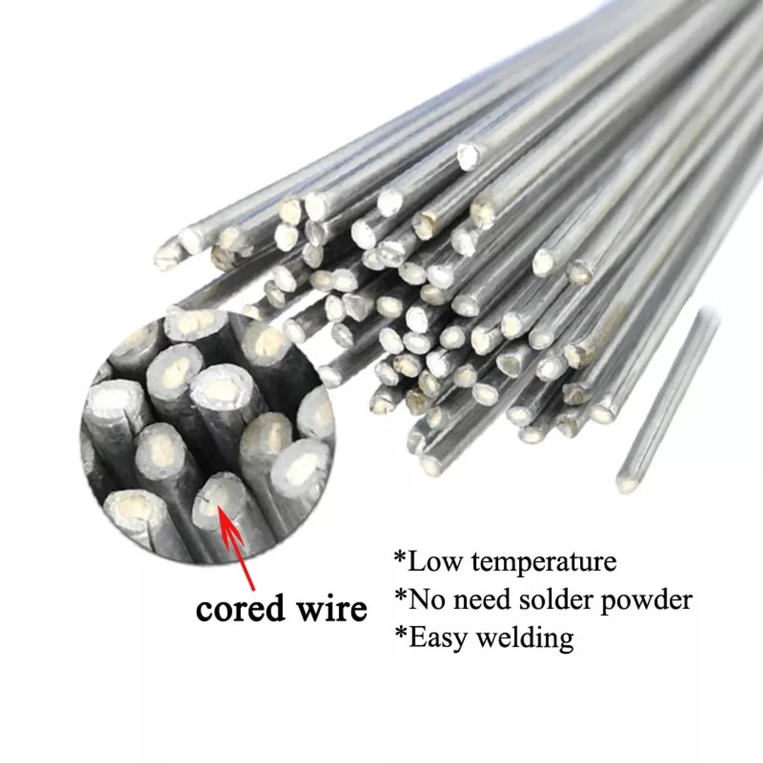 Low Temperature Simple Welding Rods Easy Melt Aluminium Flux Cored Welding Electrodes Wire Solder For 
