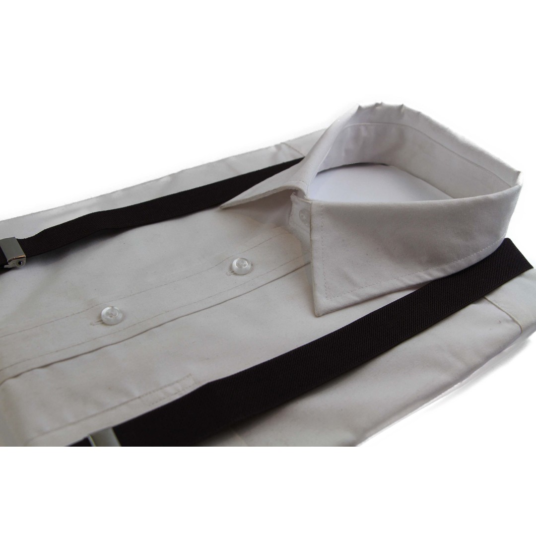 Tie Store Australia Extra Long Adjustable 138cm Dark Brown Adult Mens Suspenders