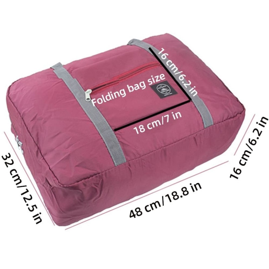 Trave Women Bag Outdoor Men Bags Folding Travel Storage Bag Small Fresh Travel Storage Bags Foldable Bag, As Shown, hi-res
