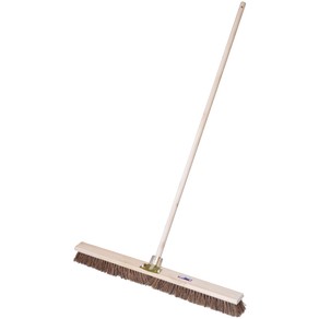 TDX Fibre Broom with Wooden Handle - 900mm