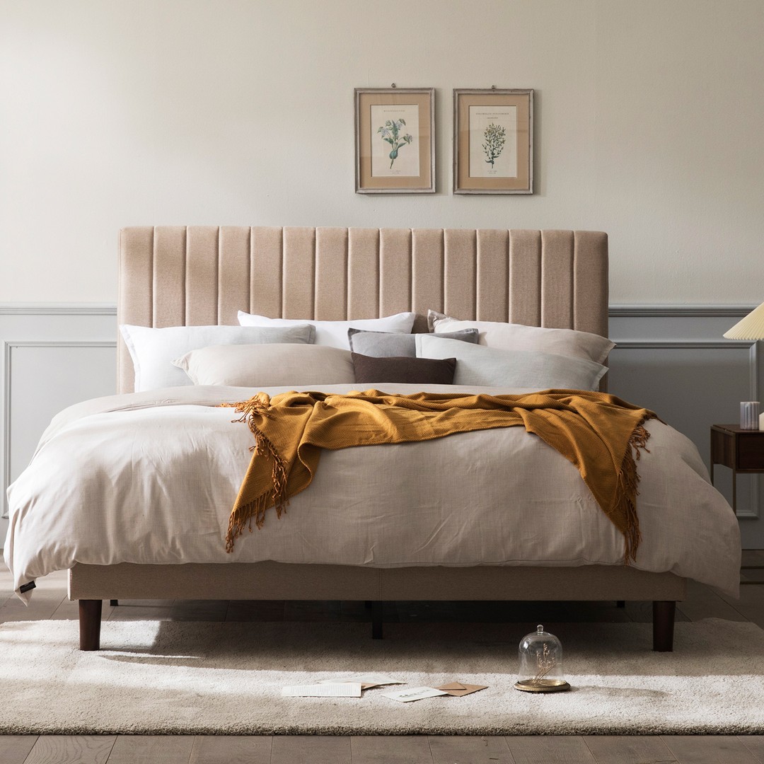 Zinus Premium Upholstered Bed