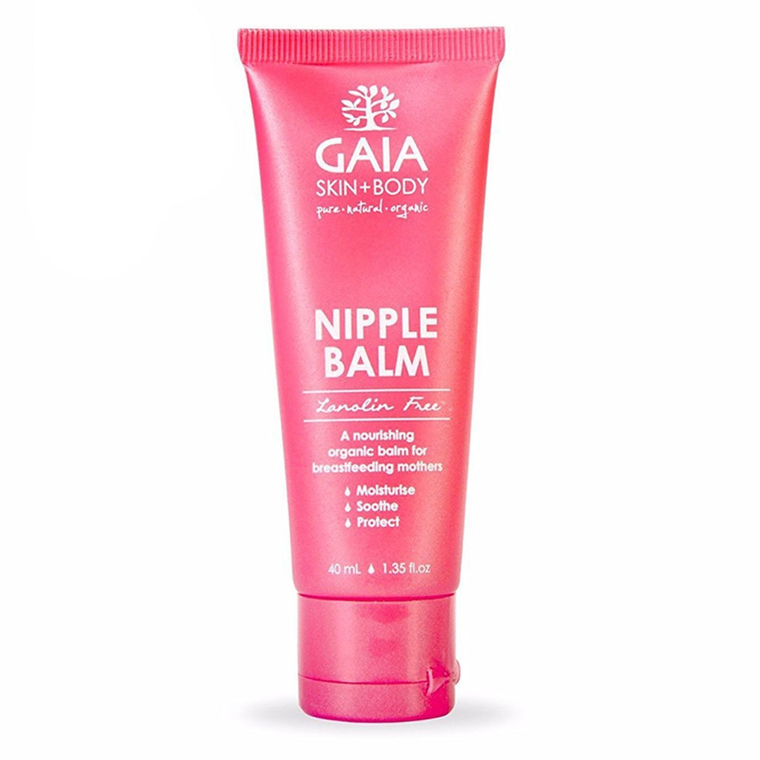 Gaia 40ml Natural/Organic Nipple Balm Mothers/Women Beeswax/No Animal Testing
