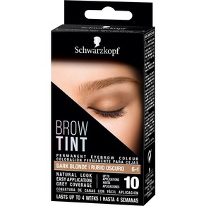 Schwarzkopf Brow Tint Permanent Eyebrow Colour  Up To 10  Applications