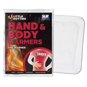 1 Pair Little Hotties Hand & Body Winter Warmers 18hrs Pure Heat Air-Activated