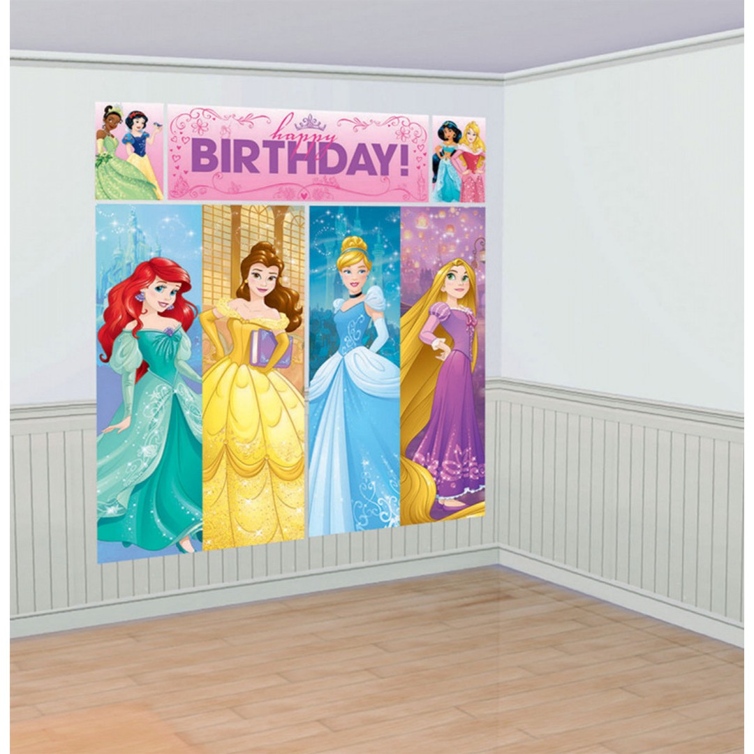 Disney Princess Sparkle Scene Setter New Design