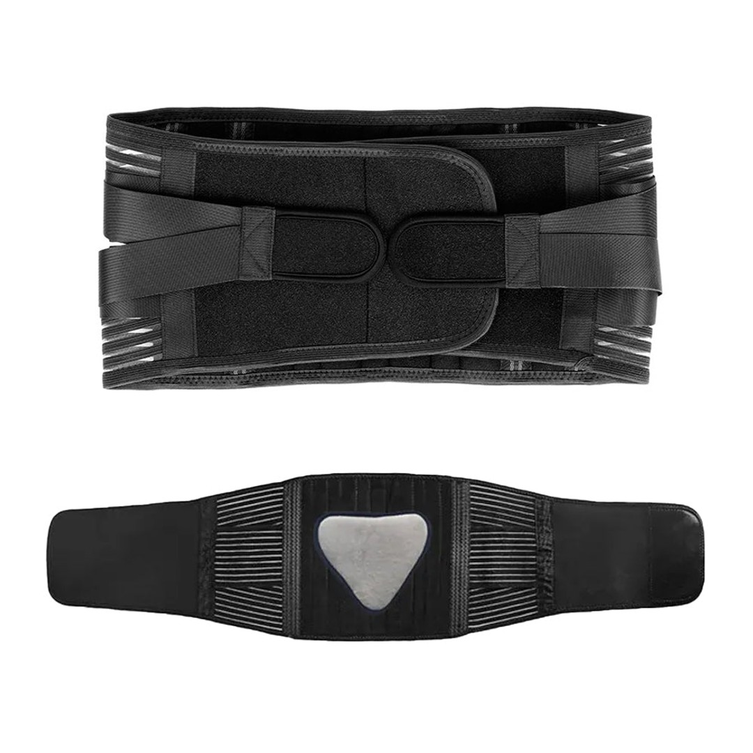 Back Brace Waist Support Belt Lumbar Support Belt-Belt with Triangular Cushion