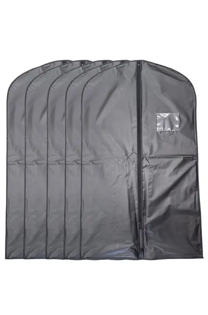 5x SUIT COVER BAGS Jacket Garment Storage Coat Protector Clothes Dress