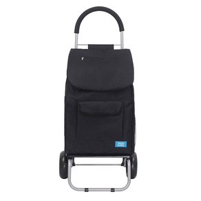 White Magic 3-in-1 Original 40L Handy Shopping Trolley/Carry Bag Black