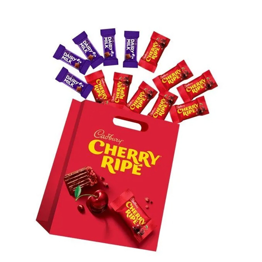 13pc Cadbury Cherry Ripe Kids Showbag Party Treats with Dairy Milk Chocolates