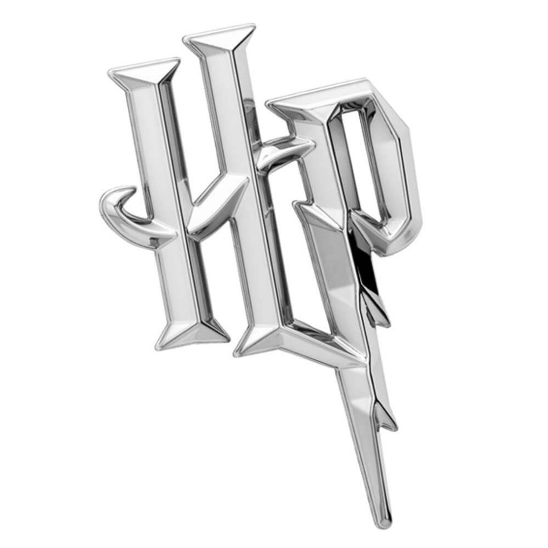 Fan Emblems - Harry Potter: Harry Potter 3D Decal (Chrome), Silver, hi-res
