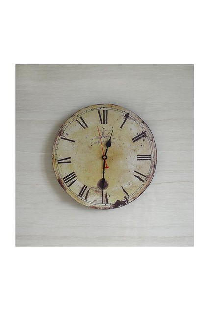 Large Vintage Wall Clock Kitchen Office Retro Timepiece Simply Whole Themarket New Zealand - Rustic Wall Clocks Nz