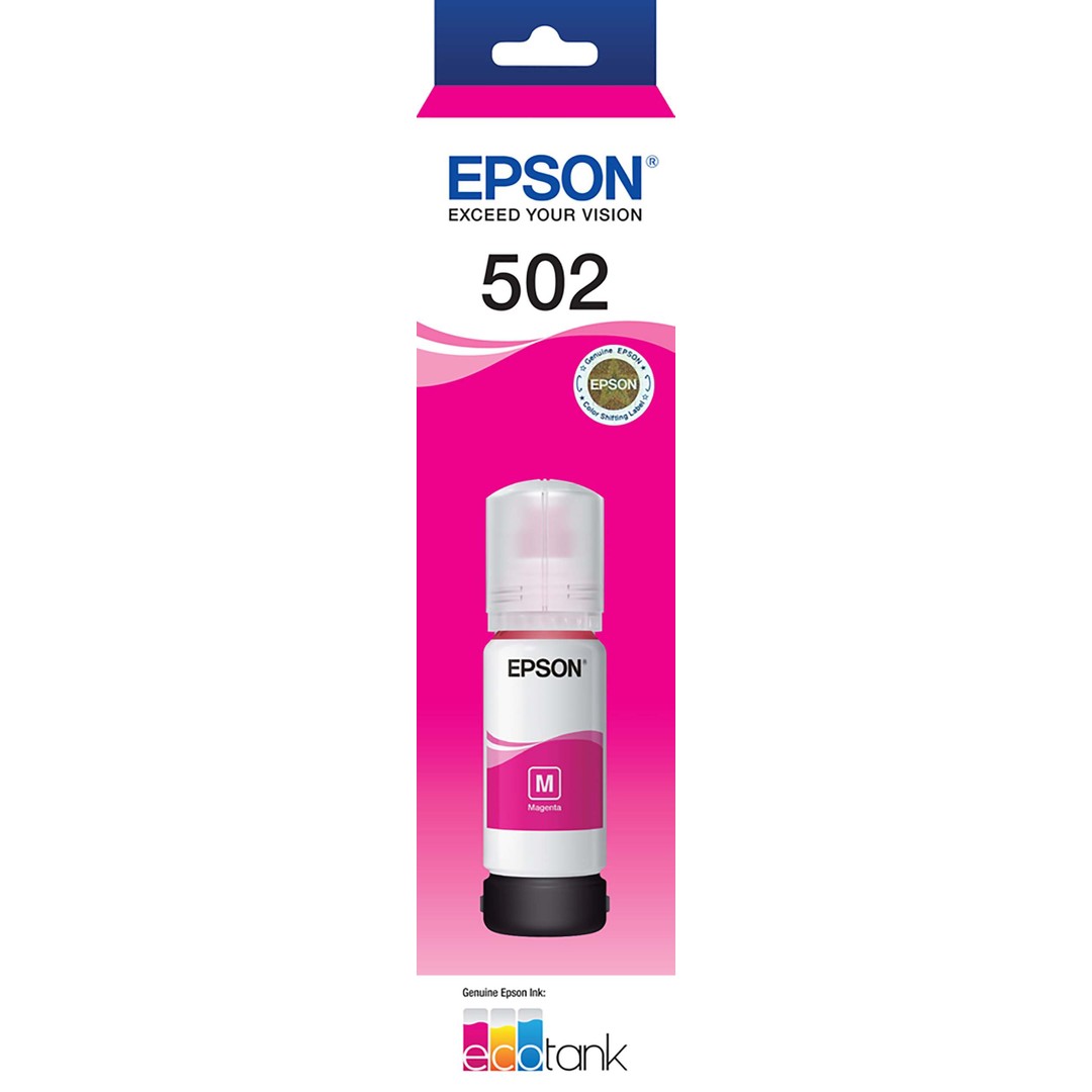Epson Ink Bottle - T502 Magenta