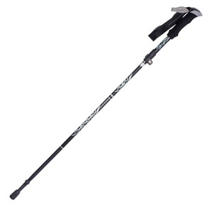 Aluminum Alloy Foldable Ultralight Hiking Pole-Black
