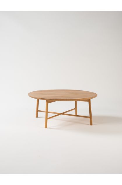 Ral Round Coffee Table Natural Oak, Oak Coffee Tables Nz