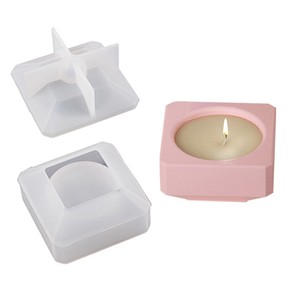 Silicone Candle Jar and Lid Mold Set Candle Holder Molds Storage Box Molds - S