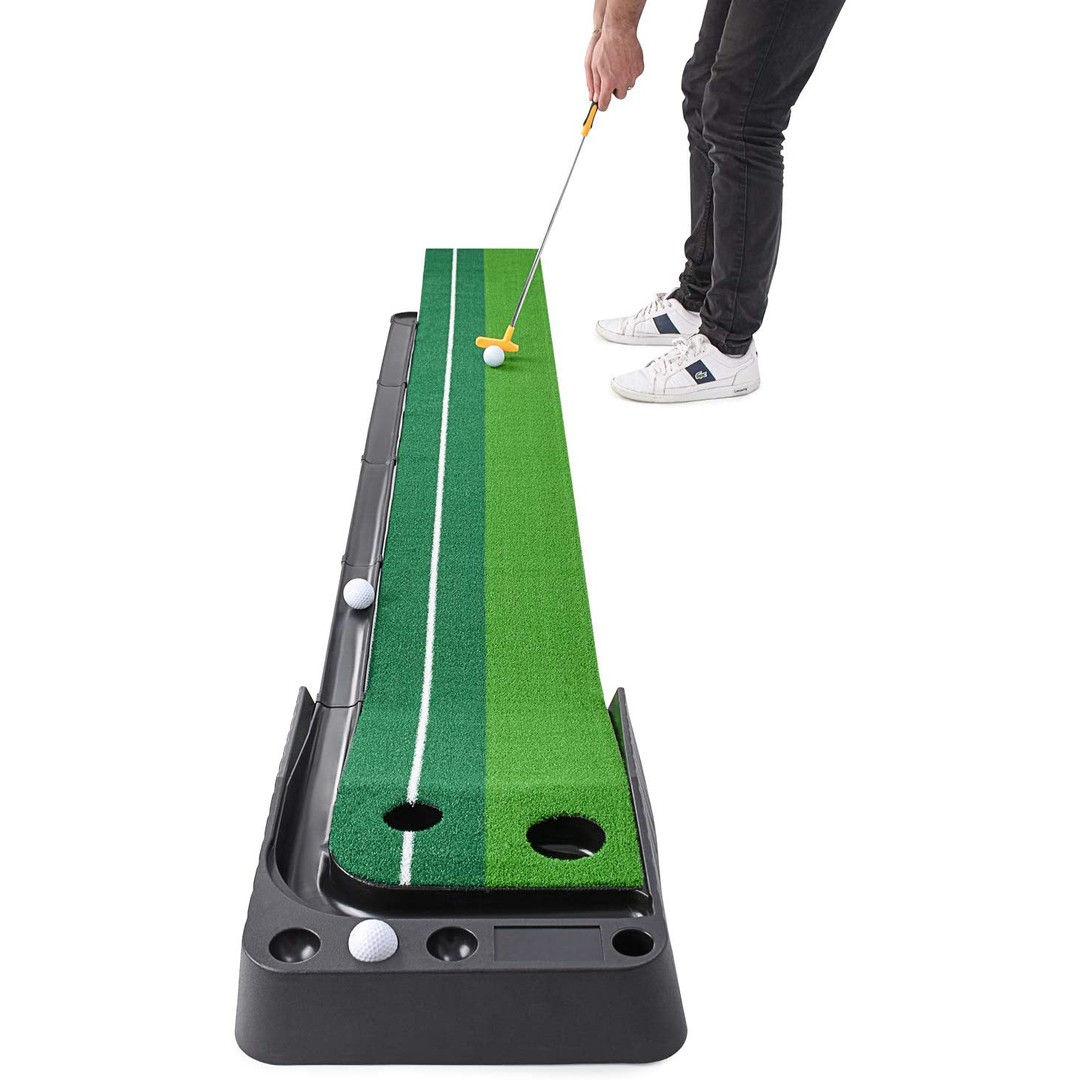 Indoor Mini Golf Practice Auto Ball Return Training Aid